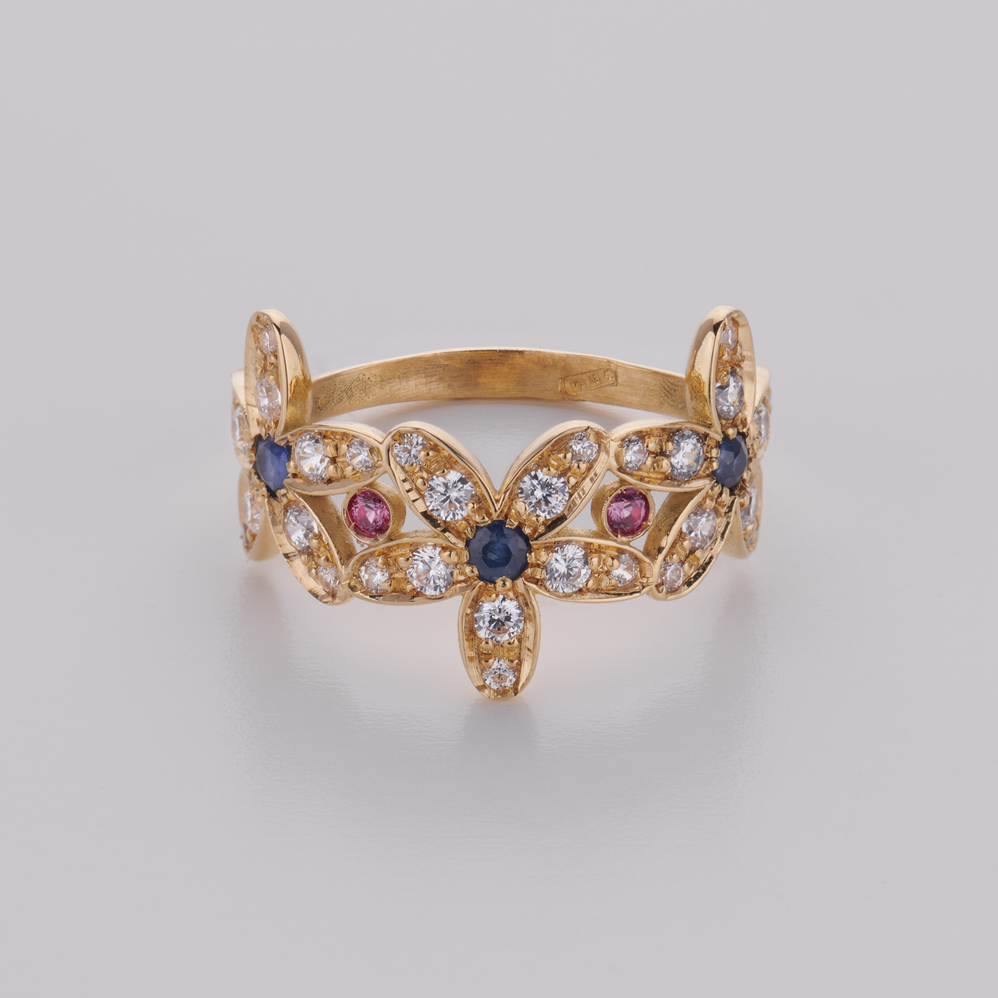 Set anello fiore